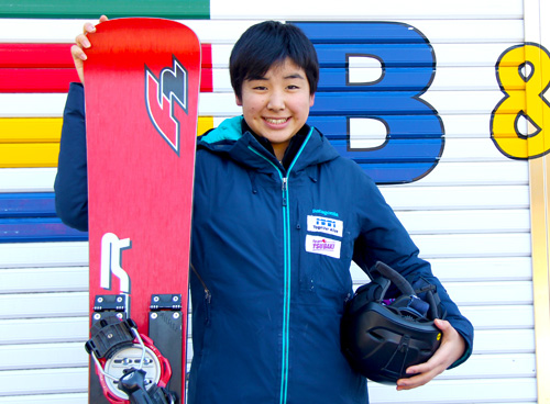 静岡県掛川市出身のプロアルペンスノーボーダー 全日本スキー連盟ナショナルチーム強化指定ユース