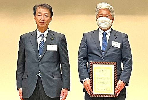 （写真左より）B&G財団 前田会長、大空町 関谷教育長