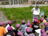 元沢校長先生の説明
