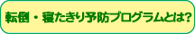 転倒・寝たきり予防プログラムとは