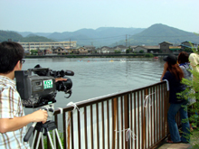 ケーブルテレビ「ゆめ・ネット」の取材