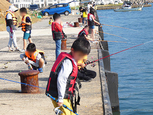 小アジ釣り