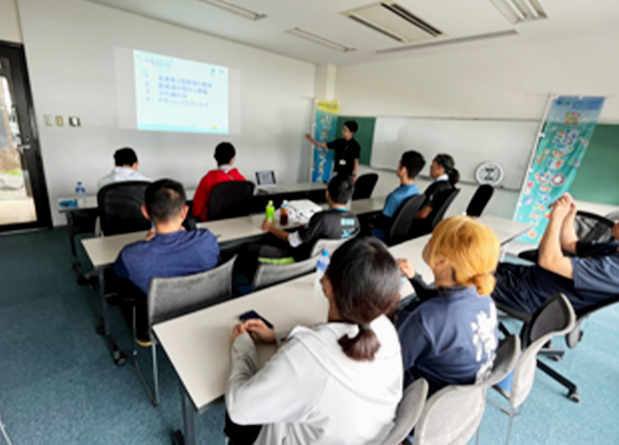 クイズ形式で琵琶湖の環境を学ぶ