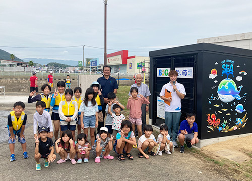 長崎県時津町のお披露目会にて