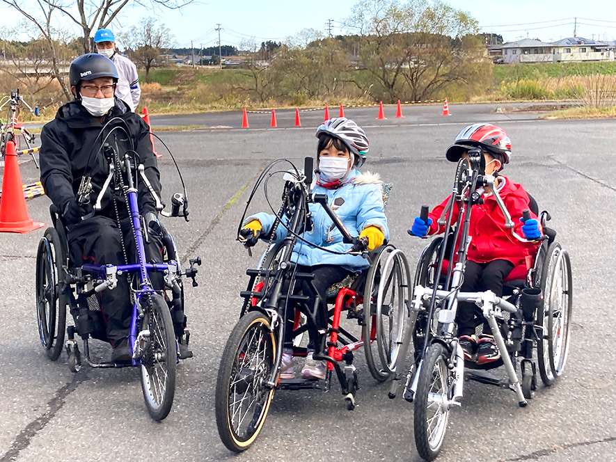 ハンドバイク体験