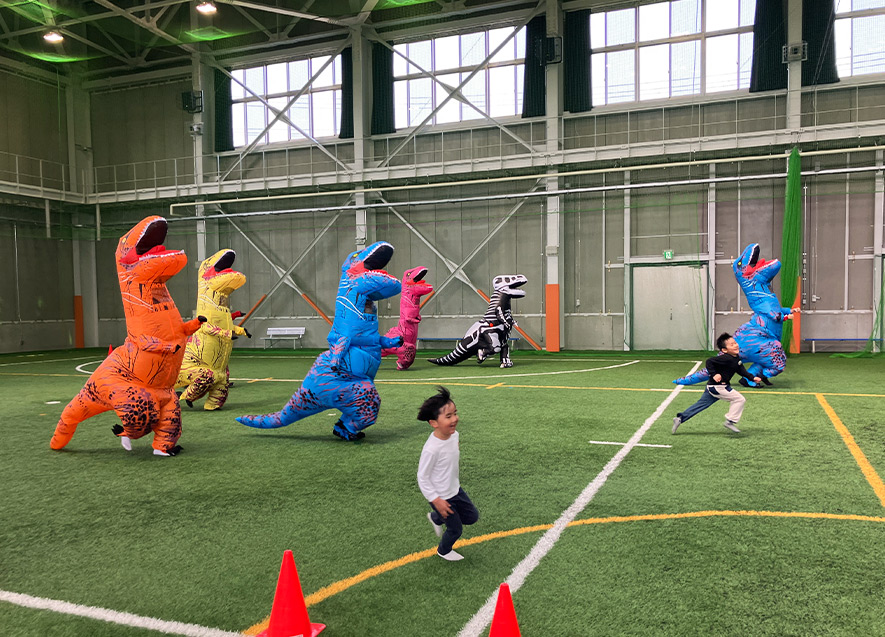 ティラノレースの様子