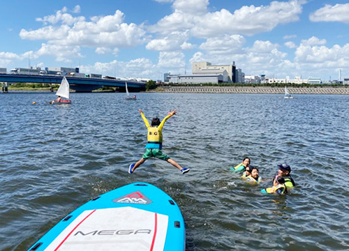 海へダイブ！！