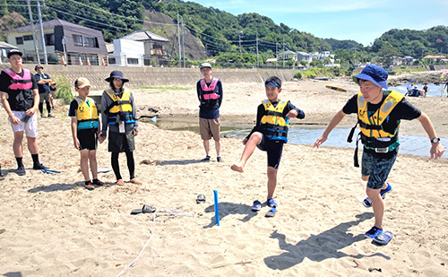 ビーサン飛ばし