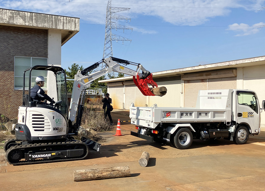 重機デモンストレーション