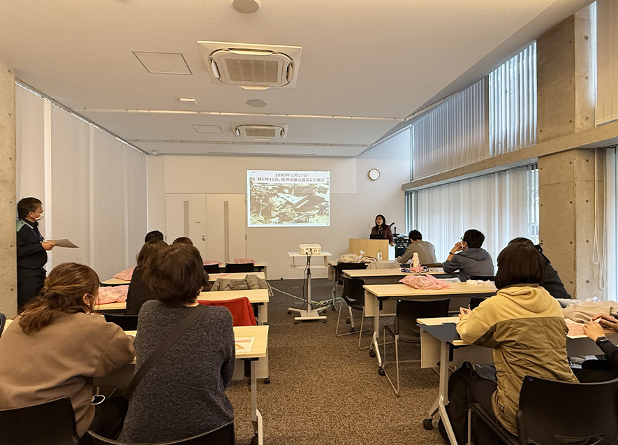 保護者向けに個別避難計画や避難所体制を解説