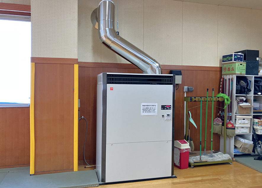 トレーニングルームの冷暖房設備