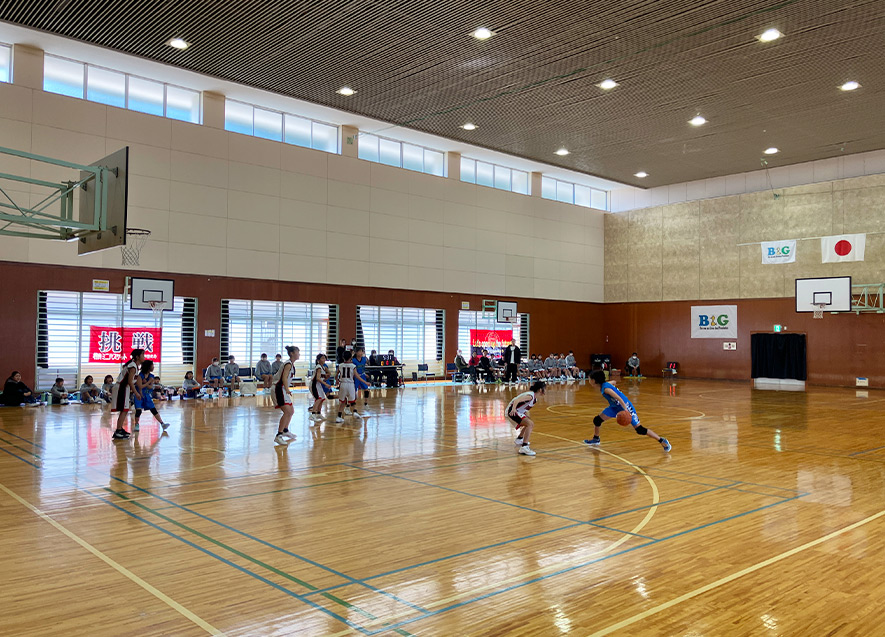 交流試合の様子