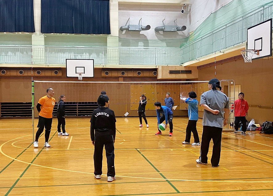 白熱する試合の様子