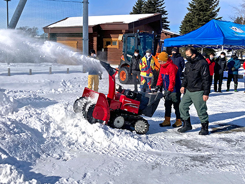 除雪作業