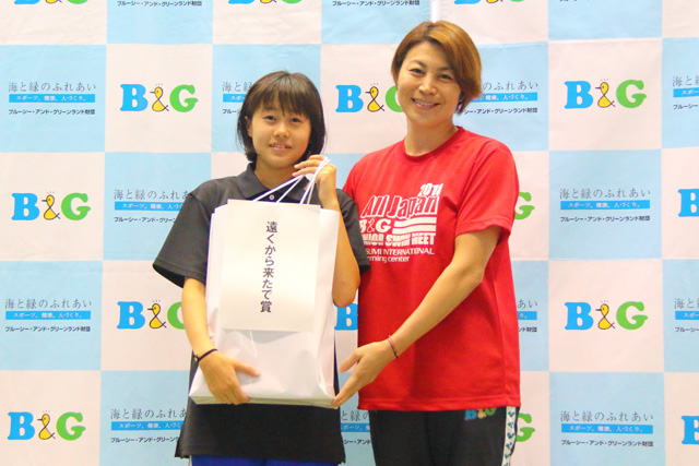 中村さんと一緒に、高知県チームの女の子