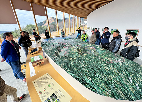 熊本地震震災ミュージアムKIOKU（旧東海大学阿蘇キャンパス）の視察（2）