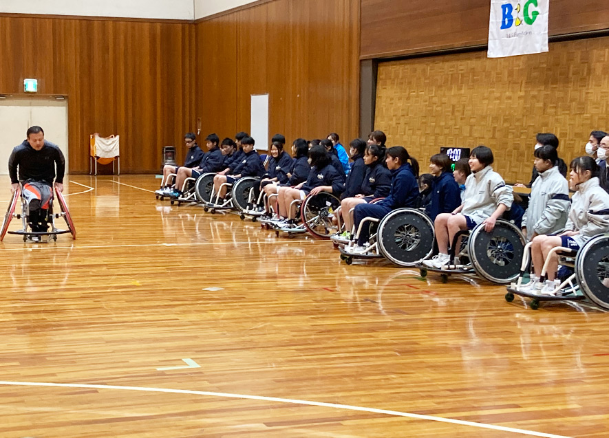 右側が中学生で実施