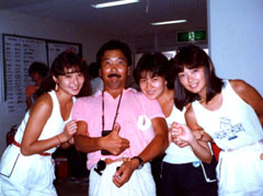 テレビ番組のサーフィンコーナー