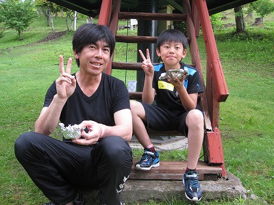 雨に降られたときもありましたが、キャンプを通じて親子の絆が深まりました