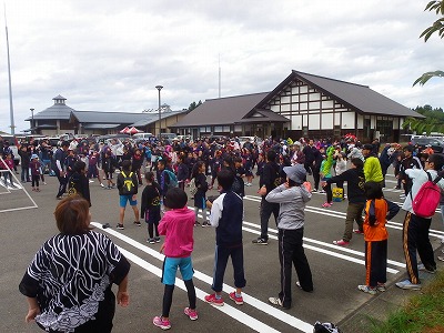 盛大に行われた今年の「ひらたジョグウォークフェスタ」。月に一度の開催を望む声もありました