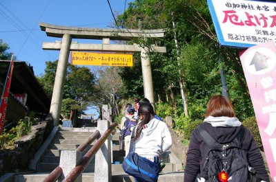 海の神様を祭った神社などを回りました