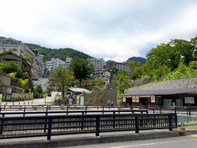  伊香保温泉の街並み。観光客の数だけ見れば、群馬県は全国上位にランクインしています