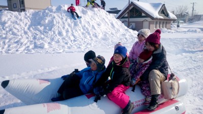  雪遊びって楽しい！！