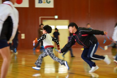  目の前のシッポに集中して全力疾走！