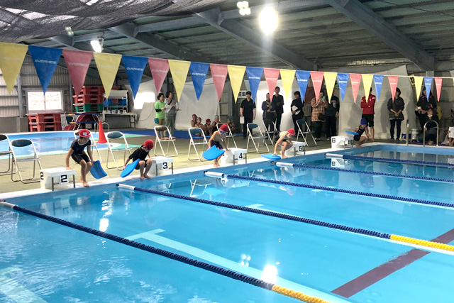 離島の小中学生が水泳競技で熱戦 第5回b G南西諸島交歓大会 職員ブログ B G財団
