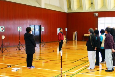 開会式。優勝目指して気合が入る