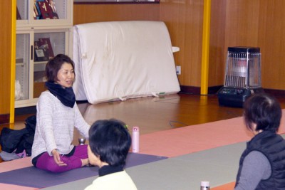 講師の大橋織絵さん。地域に密着して活動中