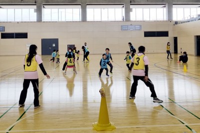 最後は即席チームで大盛り上がり。