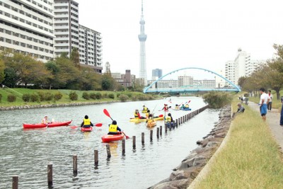 昨年度の「B&G運河 de カヌー」