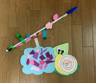 もうじき3歳になる息子の作品（※ほぼ託児所の先生が作ってくれました）