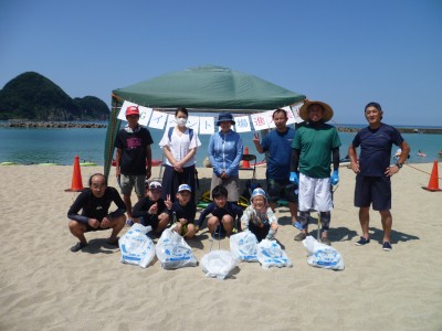 美しい竹野浜が、海ごみゼロ活動で一段ときれいになりました！