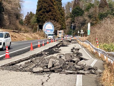 穴水町の道路状況