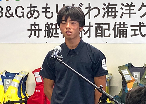 クラブ員代表 城ノ下さん