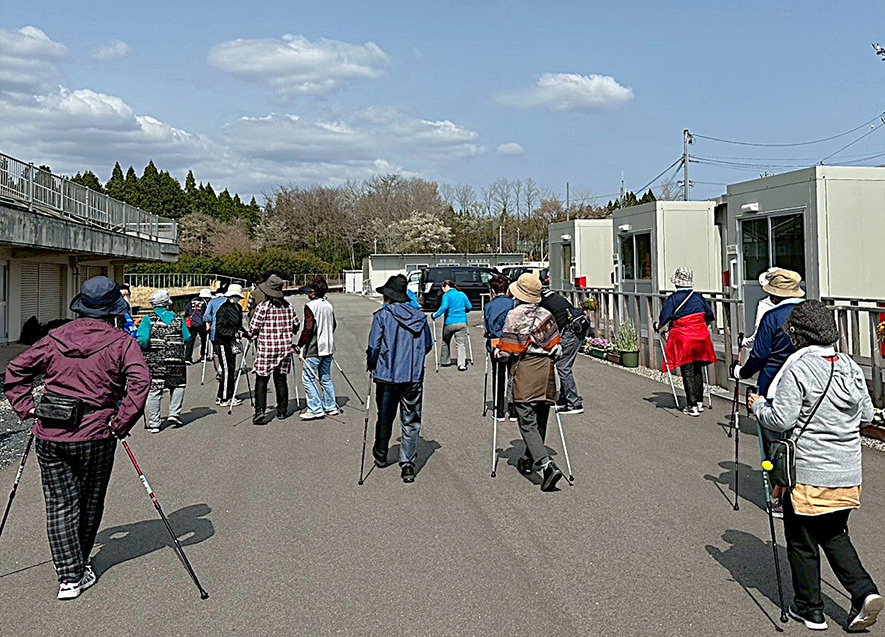 ウォーキングの様子