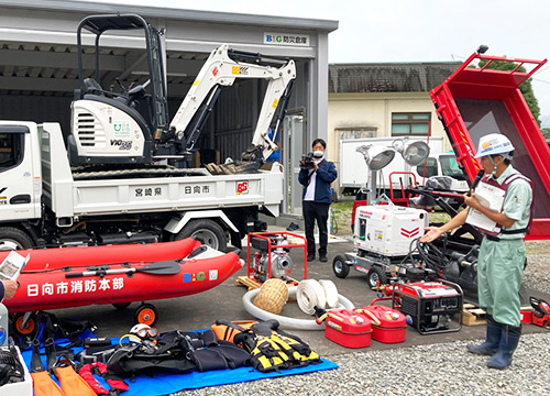 配備された任意機材も、各自治体で実施するお披露目式にてそれぞれ紹介している