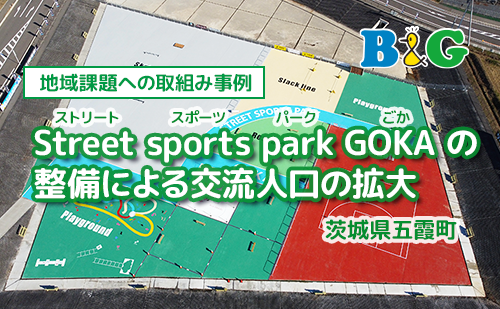 Street sports park GOKA の整備による交流人口の拡大（茨城県五霞町）