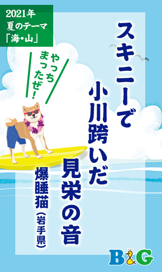 スキニーで　小川跨いだ　見栄の音