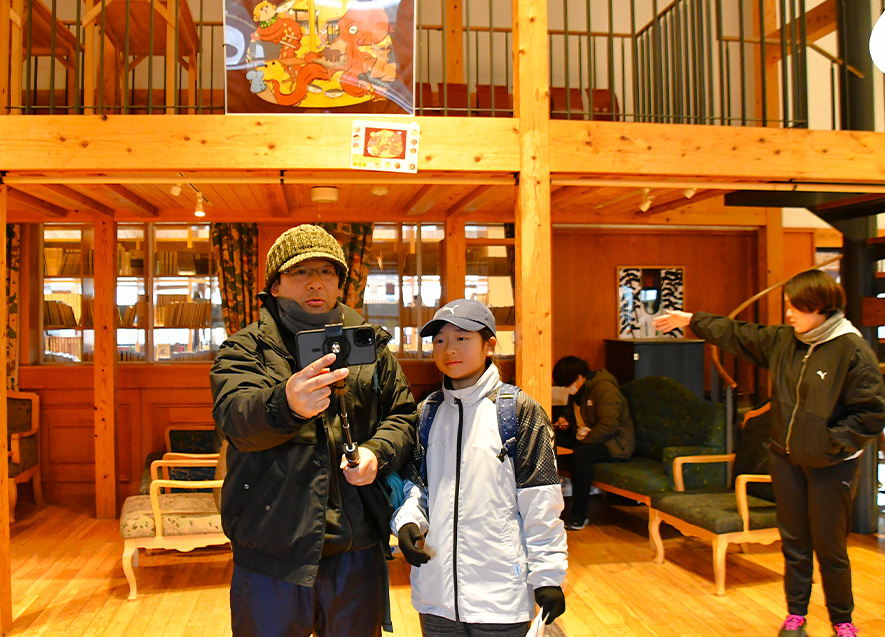 駅構内のチェックポイントをパチリ