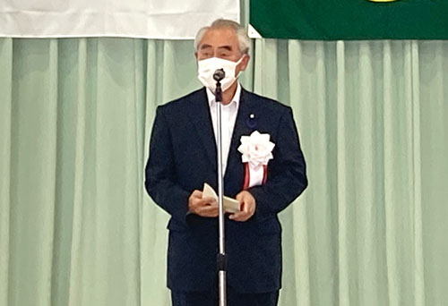 上市町議会 堀田喜久男議長